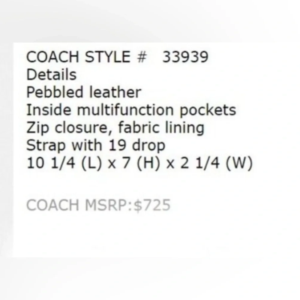 Coach Saddlebag - Dakota fringed - Picture 6 of 6